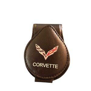 Corvette Auto Glasses Holder Clip Sun Visor Hanger Mount Black NIP